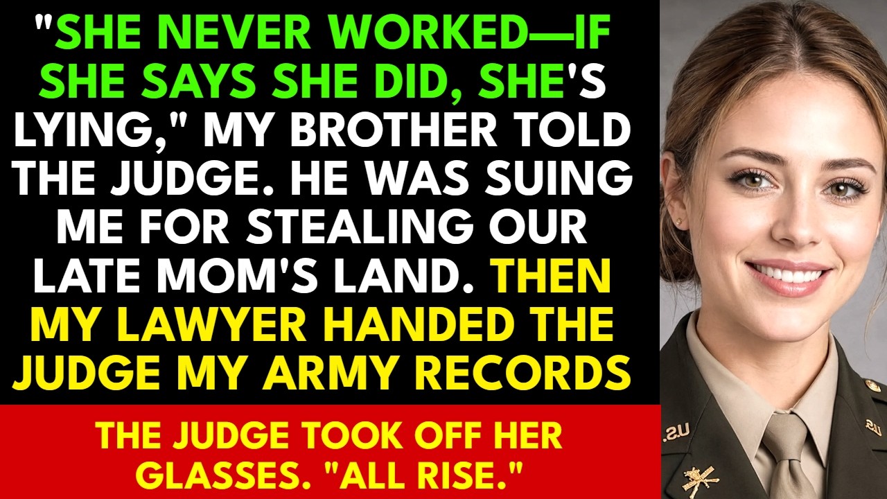 "She Never Worked a Day!" My Brother Said in Court—Then the Judge Said, "All Rise"