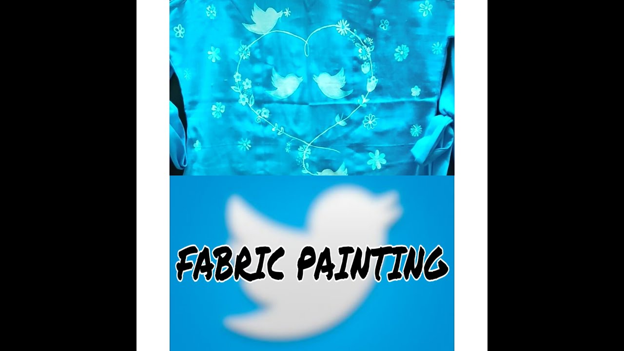 Fabric Painting| Twitter Theme