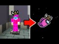 Pink, the world venting champion | Among Us in minecraft