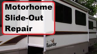 Repairing the Motorhome Slide Out  Bounder by Fleetwood / HydraSlide RV System