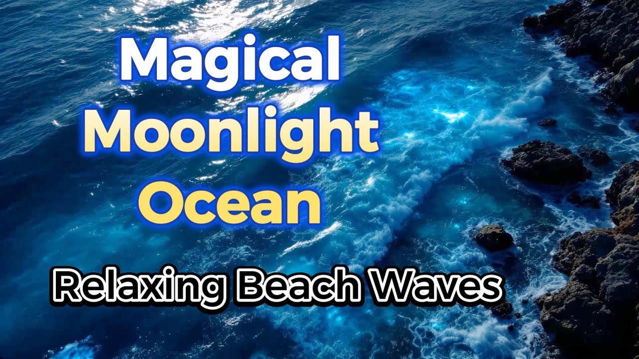 Magical Moonlight Ocean – Calming Night Sea Ambience