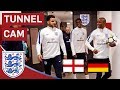 Abraham, Pickford and Loftus-Cheek Debuts | England v Germany | Tunnel Cam