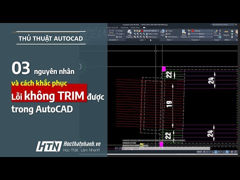 03 nguyên nhân và cách khắc phục lỗi không TRIM được trong AutoCAD bạn sẽ gặp | HocThatNhanh.vn