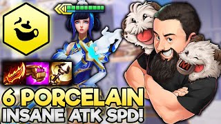 6 Porcelain - It Gives HOW MUCH Attack Speed?! | TFT Inkborn Fables | Teamfight Tactics