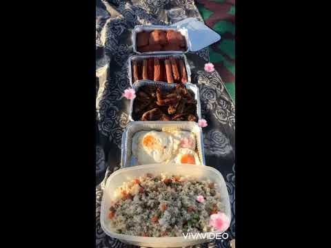 Breakfast at Kite Beach Jumeirah Beach Dubai UAE.