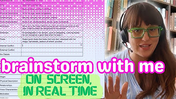 creating characters for my new book | mini book haul | brainstorming | writing vlog #authortube