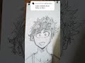 Izuku drawing from my hero academia #shorts