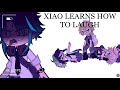 ||🌑Xiao tries to learn how to laugh🌑|| Ft.Xiao,Scara,Venti,Kazuha and Aether || 🍁GenshinxGacha🍁