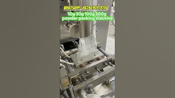 Automatic 10g 30g 100g 500g Powder Packing Machine