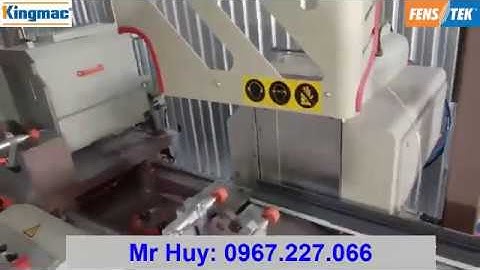 Lắp đặt dàn máy sản xuất cửa nhôm xingfa tại An Giang