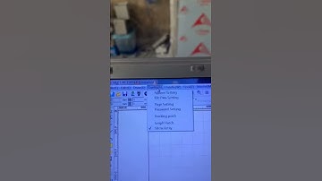 when the working route goes opposite direction,  check the software setting like the video shows