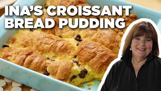 Ina Garten's Croissant Bread Pudding | Barefoot Contessa | Food Network