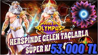 GATES OF OLYMPUS ⚡  HIRS YAPTIK RİSKLİ OYNADIK !!! | 53.000 TL KOYDUK!!!!⚡SLOT OYUNLARI Big Win
