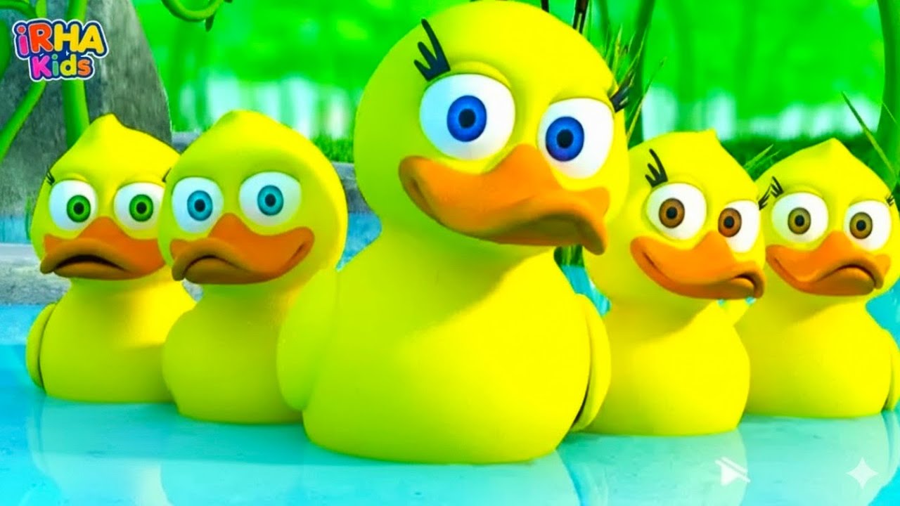 "Five Little Ducks: The Adorable Anthem That Will Make You Smile! 🦆🎶"