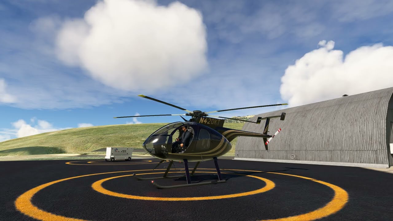 CowanSim MD500E Low Level Flight