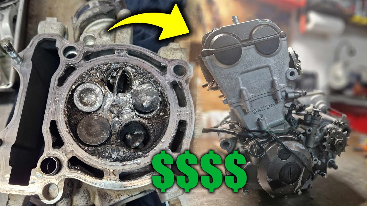 YAMAHA YZF 250 - REMONT GENERALNY PO WYBUCHU🧐🤔😱