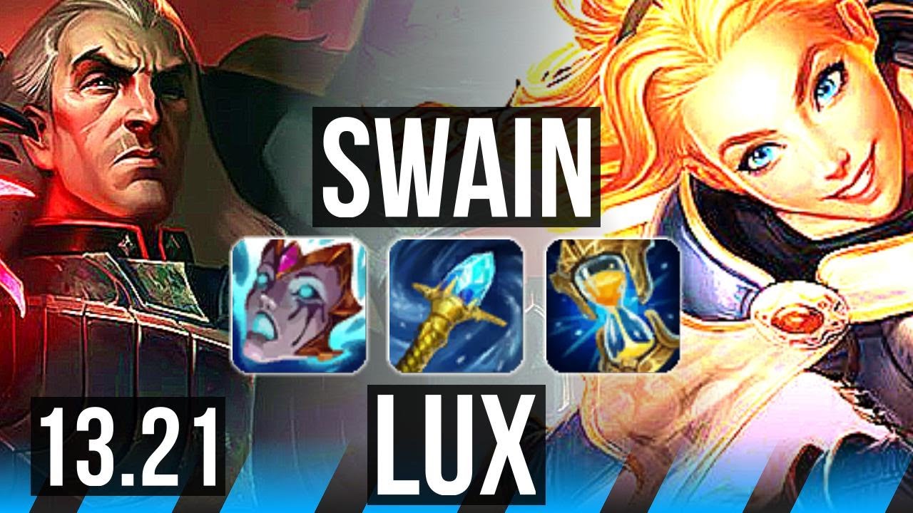 SWAIN vs LUX (MID) | Comeback, Quadra, 24/3/15, 1600+ games, Legendary | EUW Grandmaster | 13.21