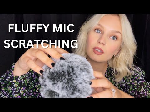 ASMR 1 HOUR Scratching & Brushing Fluffy Mic Brain Tingles (No Talking) 🎙️🤫