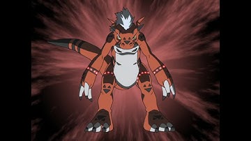 Guilmon Digivolves to Growlmon - Digimon Tamers [2001]