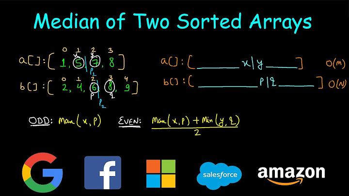 Median of 2 sorted arrays