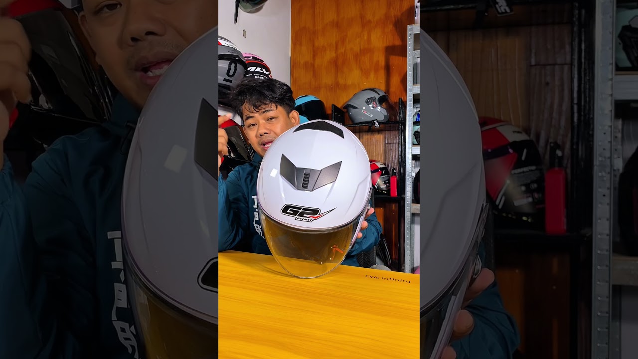 helm double visor by G2 Optimax 