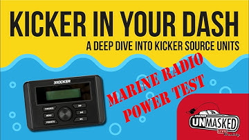 We Test Our Marine Radios on Camera! - KICKER UnMASKED - Shorts