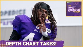 Minnesota Vikings DEPTH CHART TAKEAWAYS | The Ron Johnson Show