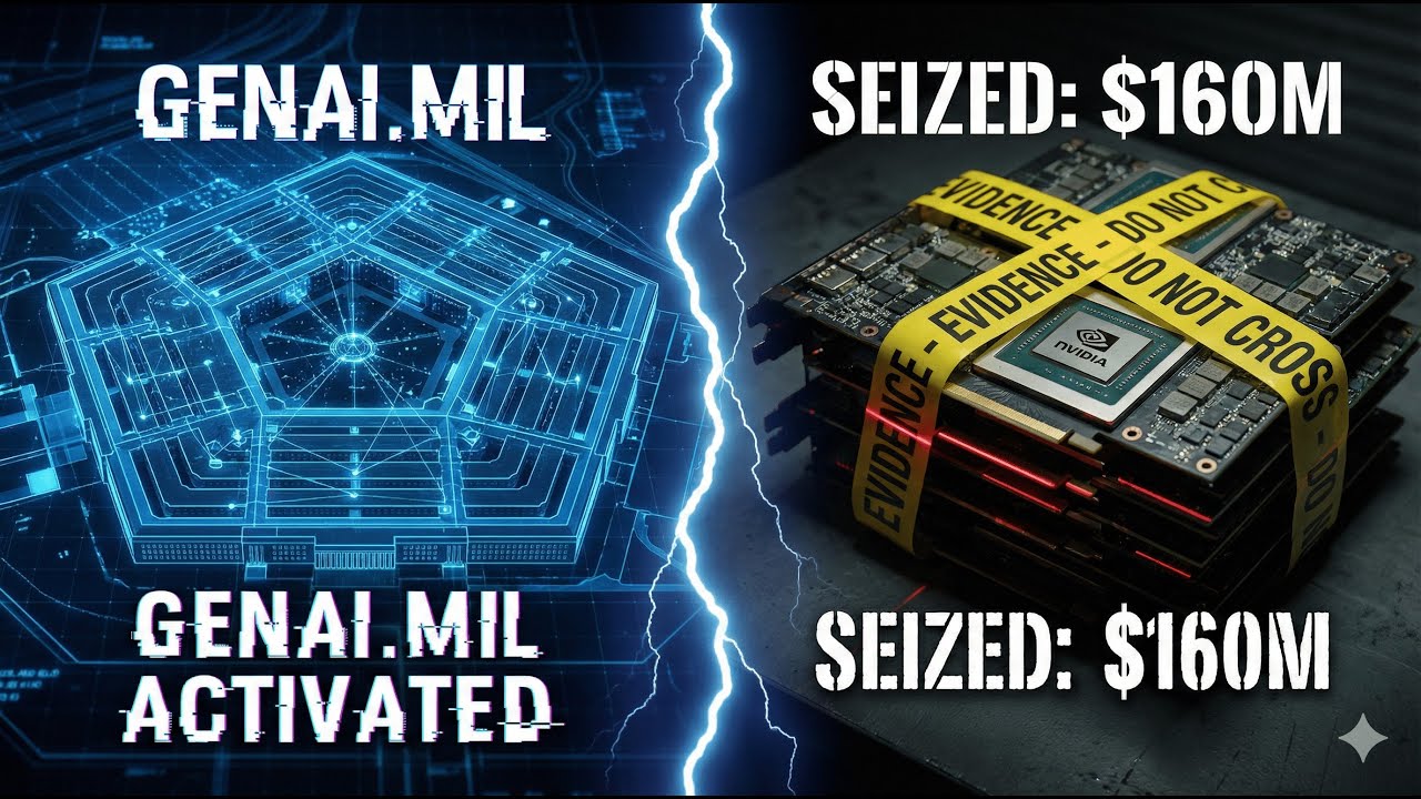 THE AI PINCER: Pentagon Deploys Gemini // DOJ Crushes Chip Smugglers"