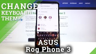 ASUS ROG Phone 3 - Customize Keyboard Theme screenshot 2