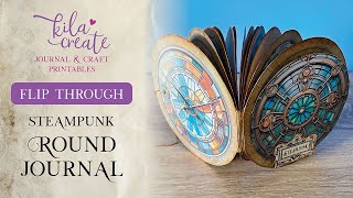 Steampunk Windows Journal Flip Through | KILA Create Printables