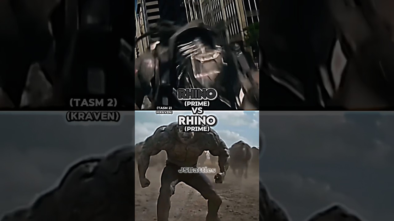 Rhino (TASM) vs Rhino (Kraven)
