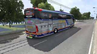 New Livery AKAS IV HDD Mans Gaming•||•Bussid screenshot 2