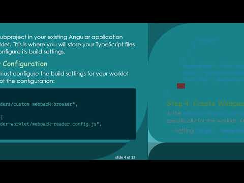 Building a Standalone Bundle for Audio Worklet in Angular