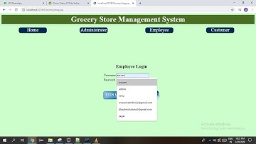 GROCERY MANAGEMENT SYSTEM - JAVA