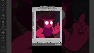 There’s my laughy sapphy #garnet #sapphire #ruby #cottoncandygarnet #stevenuniverse #lesbian