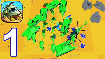 Islands Control: Army War - Gameplay Walkthrough Part 1 Island War Army Commander Craft & Fight