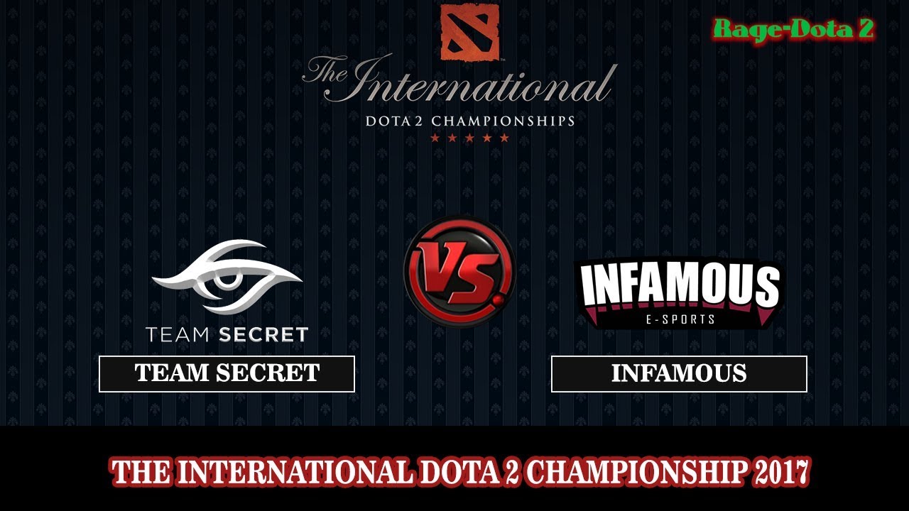 Team Secret Vs Infamous BO2 ( Game 1) | DOTA 2 The International 7 (TI7) 2017