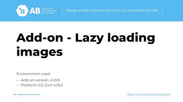 Lazy loading images add-on for CS-Cart and Multi-Vendor
