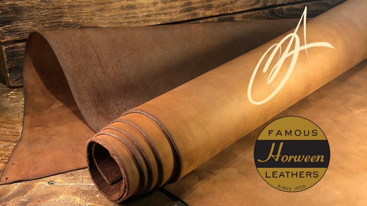 Horween Leather Gingerbread Waxed Nubuck 56oz YouTube