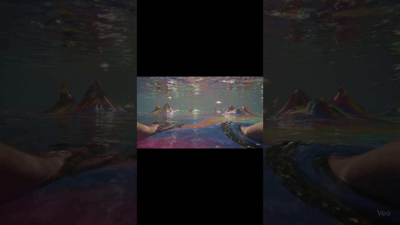 Sailing in a dreamlike sea 