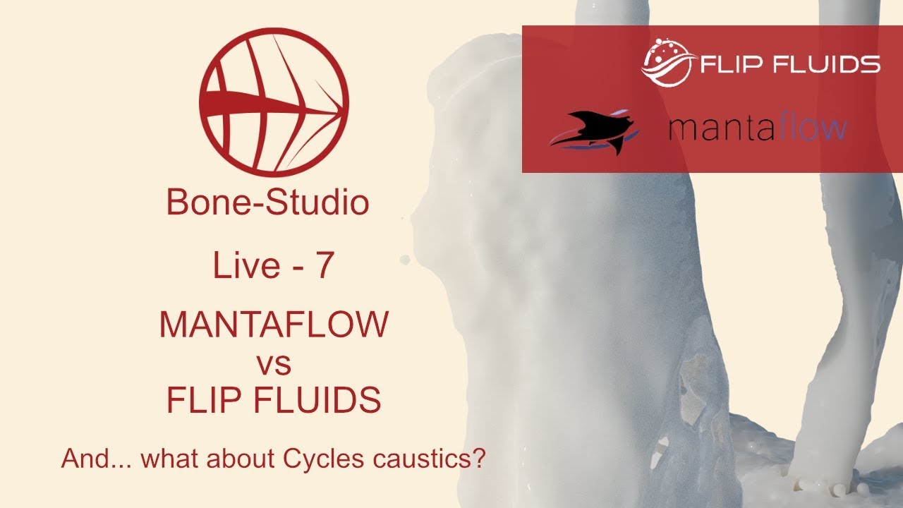 [ENG] 🇬🇧 🇺🇸 Live 7 ▶ 🌊🌊MANTAFLOW vs FLIP FLUID🌊🌊 and... what about Cycles caustics❓🎇