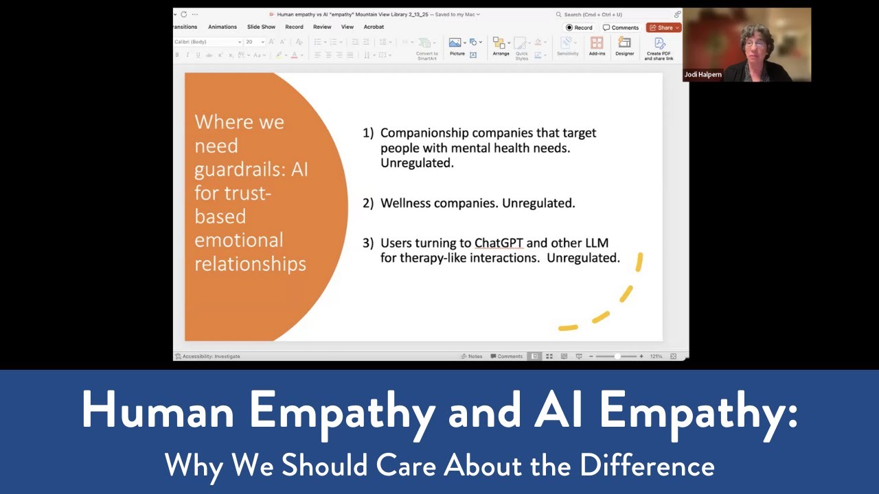 Human Empathy and AI "Empathy": Why We Should Care About the Difference ...