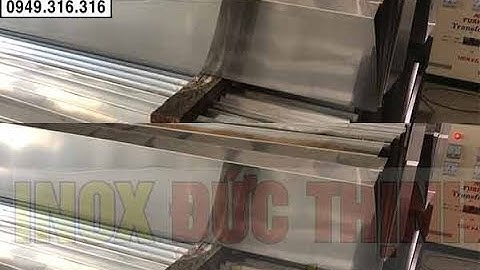 Báo giá Máng xối inox Máng thoát nước inox ...