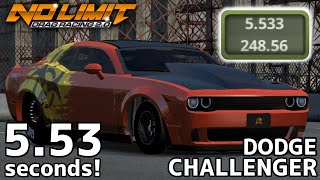 Fastest Dodge Challenger SRT Tune - 5.53 Seconds 1/4 Mile! No Limit Drag Racing 2.0 screenshot 1