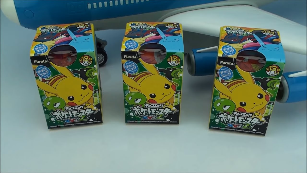 Smashing Pokemon Surprise Eggs ポケモン驚きの卵 Furuta Choco