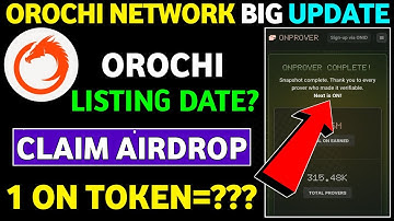 Orochi Network Airdrop Listing Date || Orochi Network Update Today || Orochi Network Airdrop Claim