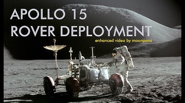 Apollo 15 Rover Deployment