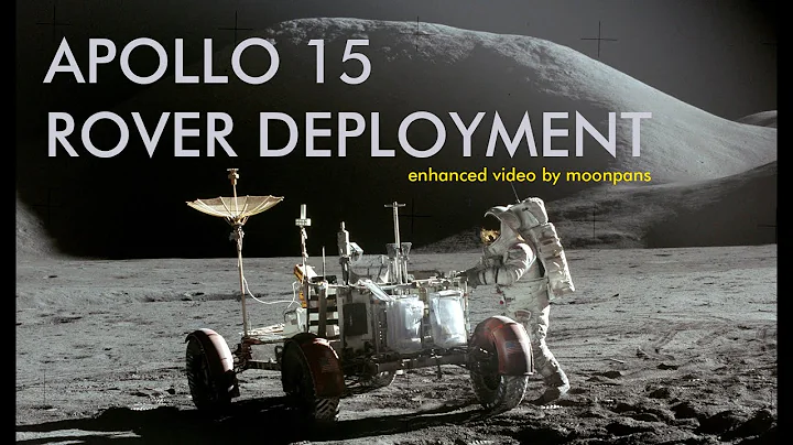 Apollo 15 Rover Deployment