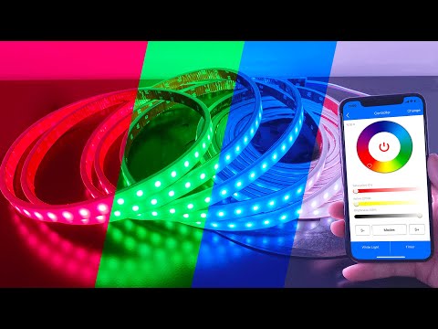 65Ft Color Changing RGB LED Neon Lights - How to Connect WL5 Controller