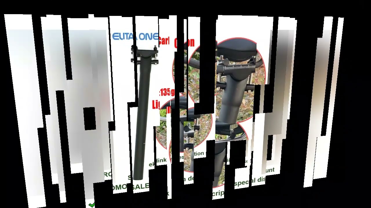 ELITA ONE Carbon Fibre Seatpost MTB/Road Bike Seat Post 31.6/27.2/30.9mm UD Matte Lightweight 135g 3